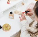 Wooden Star Beauty Bag Vanity Set with Mirror, Hairdryer & Accessories – Pretend Play Role Play Kit by Le Toy Van