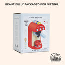 Wooden Toy Coffee Machine with Coffee Pods & Cup – 9 Piece Pretend Play Café Set by Le Toy Van