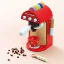 Wooden Toy Coffee Machine with Coffee Pods & Cup – 9 Piece Pretend Play Café Set by Le Toy Van
