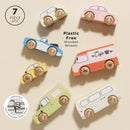 Wooden Vintage Toy Cars Collection – 7 Piece Retro Vehicle Set by Le Toy Van