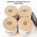Wooden Yogurt Play Food Set with Spoon – 5 Piece Pretend Pantry Collection by Le Toy Van