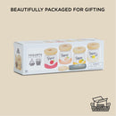 Wooden Yogurt Play Food Set with Spoon – 5 Piece Pretend Pantry Collection by Le Toy Van