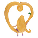 Disney Tangled Rapunzel & Pascal Heart Hanging Christmas Ornament