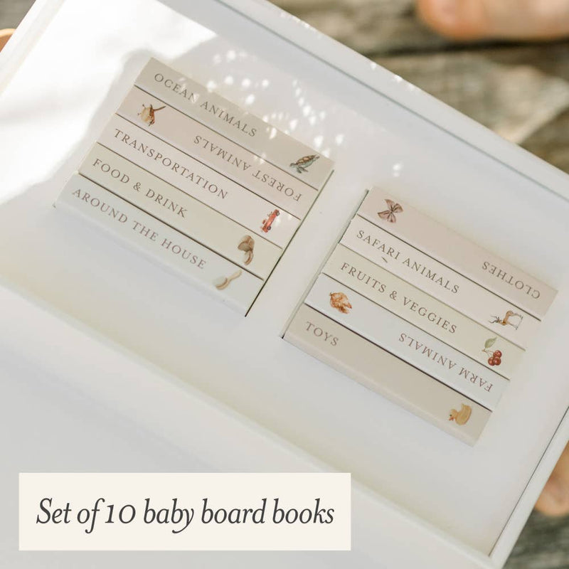 'Our Very Little Library' Board Book Set with 10 Mini Board Books