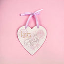 Disney Magical Beginnings Bambi 'Love You So Much' Purple Heart Plaque