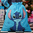 Disney Icon Stitch Blue Christmas Sack - 46cm x 53cm