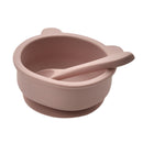PRE-ORDER Bambino Pink Silicone Feeding Set With Bib, Bowl & Spoon