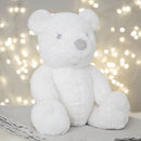 Bambino Plush White Large Bear Soft Toy - 31cm