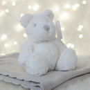 PRE-ORDER Bambino Plush White Medium Bear Soft Toy - 18cm