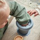 Bambino Silicone Collapsible Blue Snack Cup