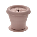 Bambino Silicone Collapsible Pink Snack Cup