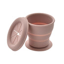 Bambino Silicone Collapsible Pink Snack Cup