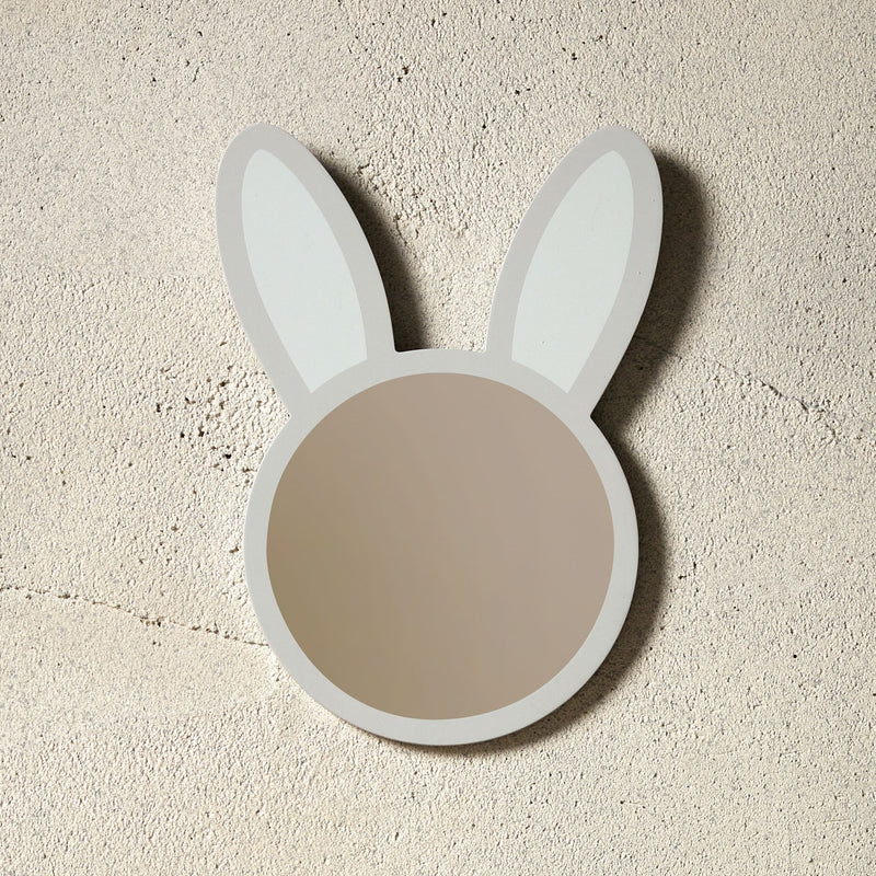 Bambino Wooden Bunny Head Acrylic Mirror - 30-33cm