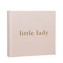 Bambino 'Little Lady' Pink Linen Photo Album