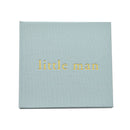 Bambino 'Little Man' Blue Linen Photo Album