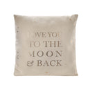 PRE-ORDER Bambino 'Love You' Velvet Square Cushion - 40cm