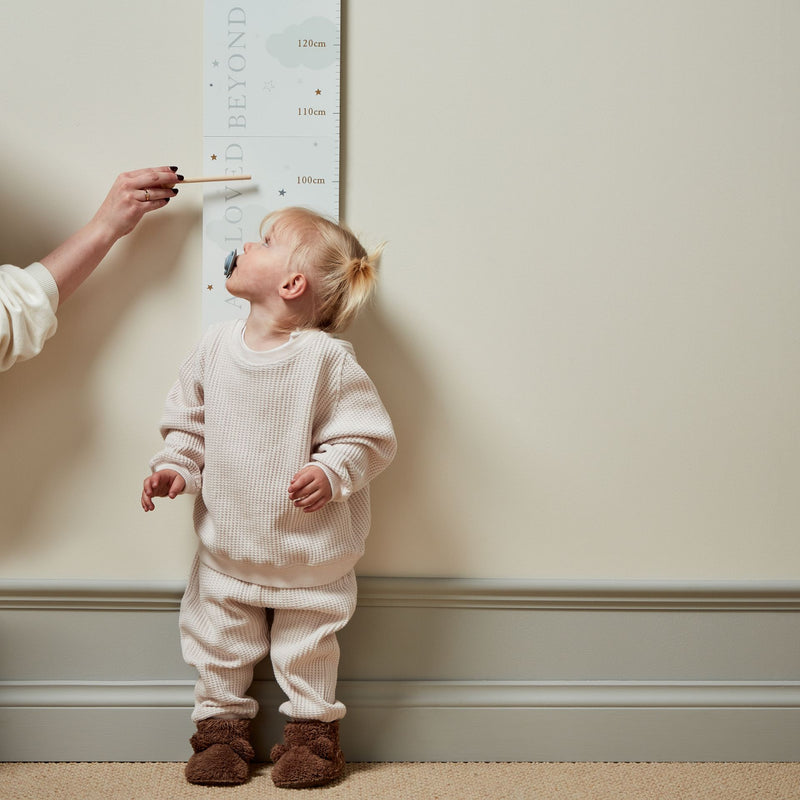 Bambino 'You Are Loved Beyond Measure' Wooden 90cm Height Chart