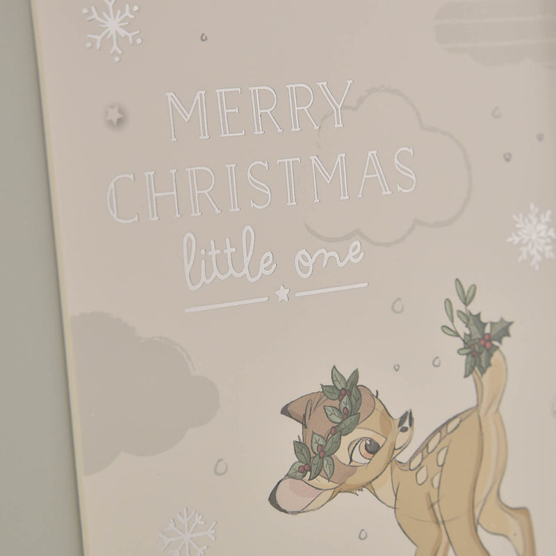 Disney Bambi 'Merry Christmas Little One' Photo Frame