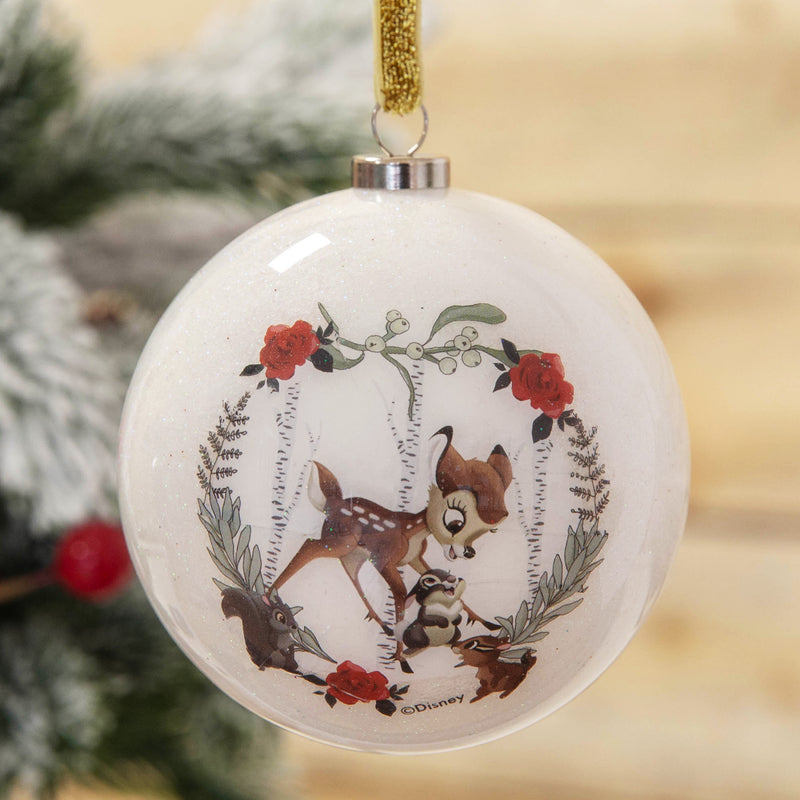 Disney Enchanted Forest Bambi Set of 7 Baubles in Beautiful Gift Box