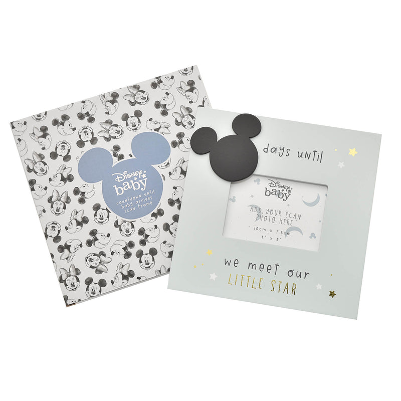 Disney Mickey Mouse Boxed Blue Scan Frame With Countdown