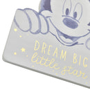 Disney Mickey Mouse 'Dream Big Little Star' Blue Hanging Plaque