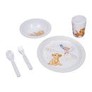 Disney Simba 5-Piece Melamine Crockery Set