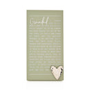 PRE-ORDER 'Grandad' Sentimental Quote Grey Standing Plaque