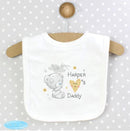 Personalised Tiny Tatty Teddy I Heart Baby Bib (0-3 Months)