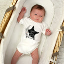 Personalised 'To The Moon and Back' Baby Vest (0-3 Months)