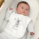 Personalised Baby Bunny Bib (0-3 Months)