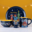 Paddington Christmas Ceramic 4 Piece Dining Set