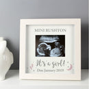 Personalised 'It's A Girl' 4 x 3 Baby Scan Frame