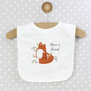 Personalised Mummy and Me Fox Bib (0-3 Months)