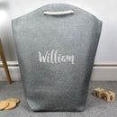 Personalised Silver Name Laundry/Storage Bag