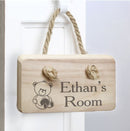 Personalised Teddy Wooden Sign