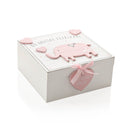 PRE-ORDER Petit Cheri Pink Elephant 'My Special Keepsakes' Box - 16cm x 16cm