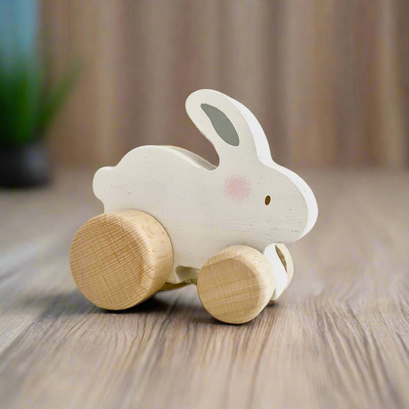 Bambino Rosie the Rabbit Wooden Push Toy