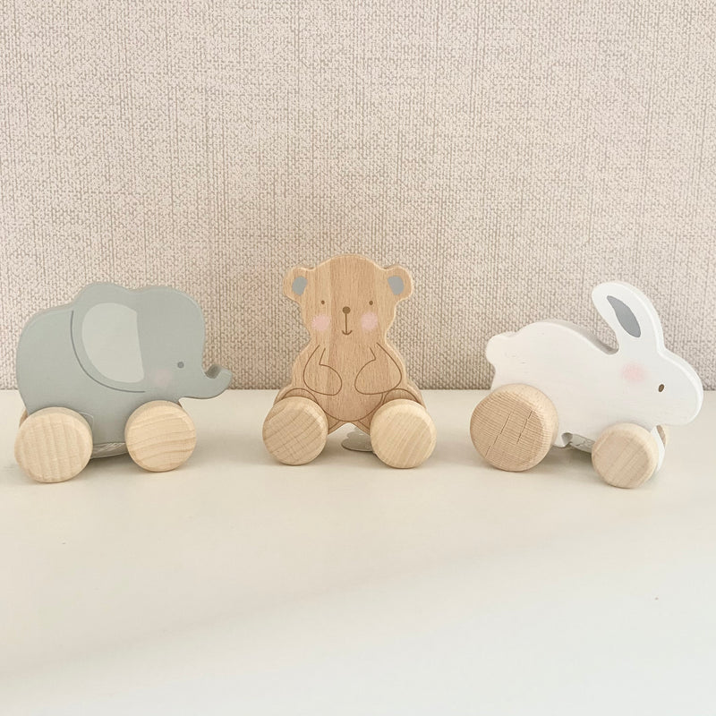 Bambino Rosie the Rabbit Wooden Push Toy