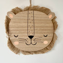 Petit Cheri 40cm MDF Hanging Lion Head
