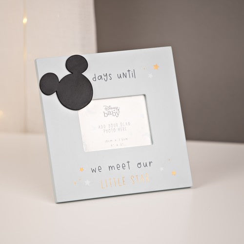 Disney Mickey Mouse Boxed Blue Scan Frame With Countdown